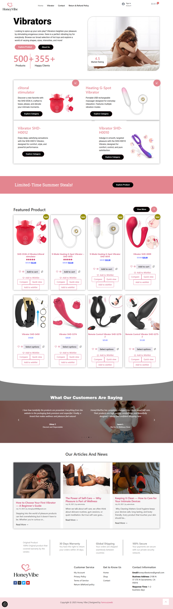 Dolls ecommerce website